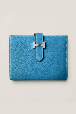 [에르메스] Bearn 컴팩트 반지갑 Togo - Silver (7 COLORS)