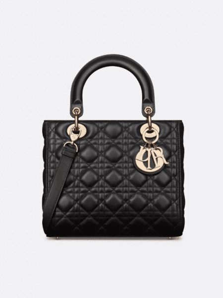 [디올] 레이디 미디엄 백 블랙 M0565ONGE