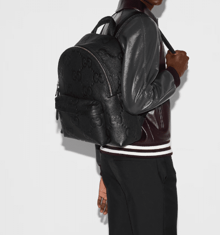 [구찌] GG 점보 미디엄 백팩 819065