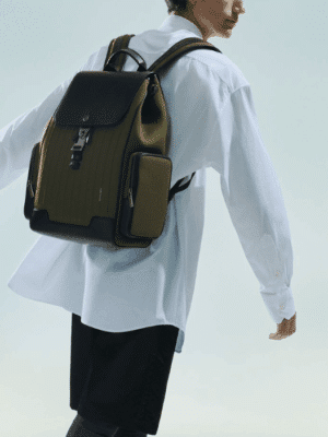 [리모와] 네버 스틸 캔버스 플랩 백팩 스몰 카키 52523001