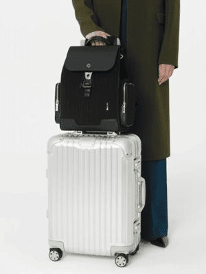 [리모와] 네버 스틸 캔버스 플랩 백팩 스몰 블랙 52523001