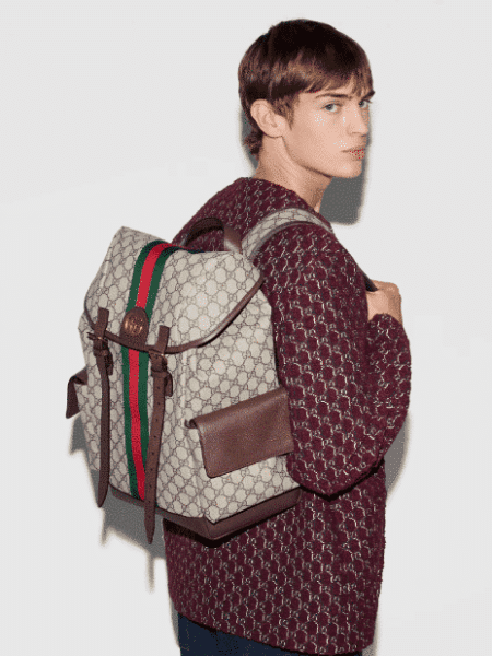 [구찌] 오피디아 미디엄 사이즈 GG 백팩 598140 HUHAT 8564