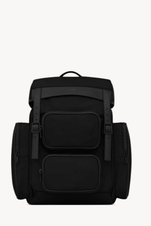 [생로랑] 에코닐 시티 멀티 포켓 백팩 437110FAACZ1000