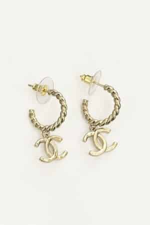 [샤넬] 펜던트 귀걸이