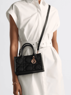 [디올] 미니 스트랩 북 토트백 S5573OWHP