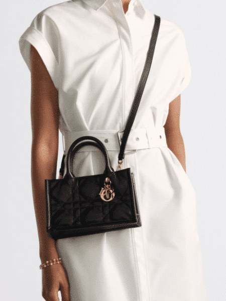 [디올] 미니 스트랩 북 토트백 S5573OWHP