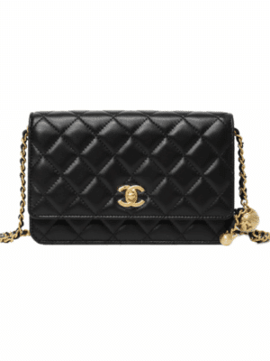 [베트남 출고] 샤넬 클래식 WOC 골드볼 체인 백 블랙 금장 AP1450