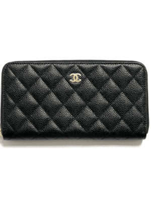 [샤넬] 클래식 지퍼 지갑