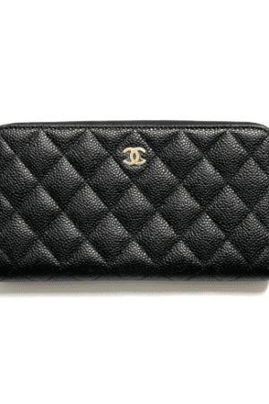 [샤넬] 클래식 지퍼 지갑