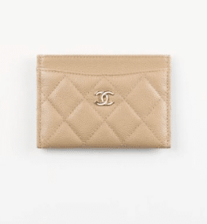 [샤넬] 클래식 카드홀더 캐비어 금장 AP0213