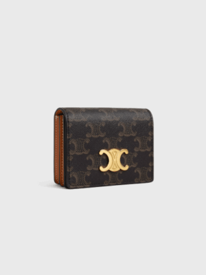 [셀린느] 트리옹프 명함 지갑 - 트리옹프 캔버스 램스킨