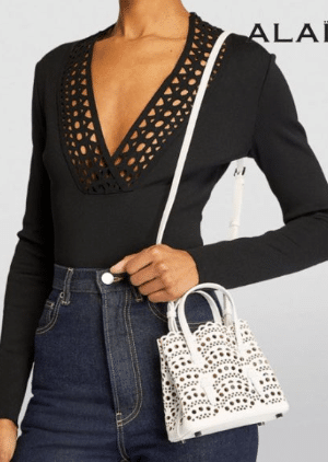 [알라이아] 미나 16 비엔 웨이브 토트백 AA1S06716C0A29