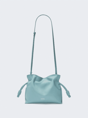 [로에베] 미니 플라멩코 클러치 나파 카프스킨 블루 A411FC2X95