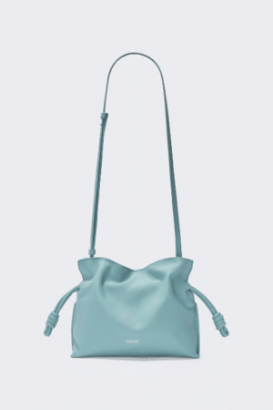 [로에베] 미니 플라멩코 클러치 나파 카프스킨 블루 A411FC2X95