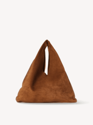 [더 로우] 스몰 빈들 스웨이드 백 비스트르/에크뤼 W1682L630BIEC