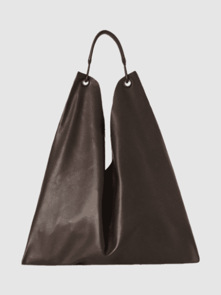 [더 로우] 빈들 쓰리 백 레더 다크 브라운 W1263L50DBR