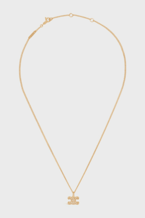 [셀린느] 트리옹프 라인스톤 목걸이 460GB6BZI