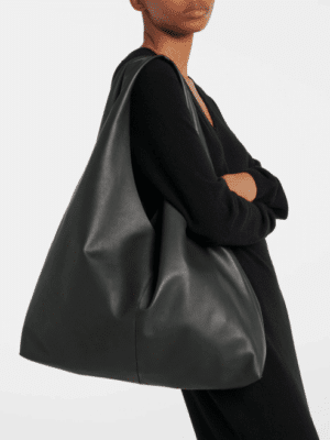 [더 로우] 빈들 미디엄 가죽 토트백