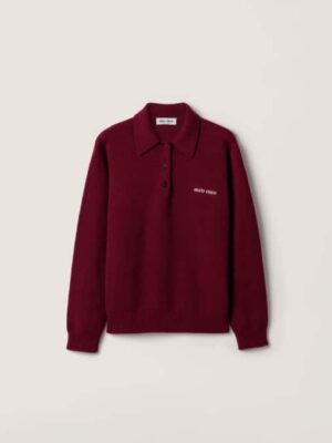 [미우미우] 캐시미어 폴로 스웨터 MMLB71_17SA_F0399_S_OOO