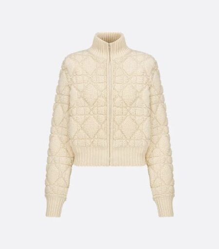 [디올] 매크로까나쥬 지퍼 가디건 254V20AM340_X0200