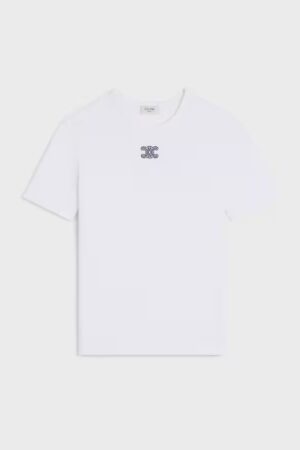 [셀린느] 트리옹프 티셔츠 - 리브드 코튼 저지 RX0IX1407.01MA