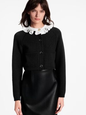 [루이비통] 러플 칼라 가디건 1AJFT4