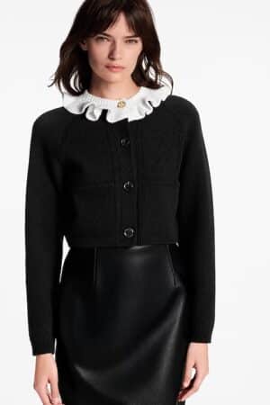 [루이비통] 러플 칼라 가디건 1AJFT4