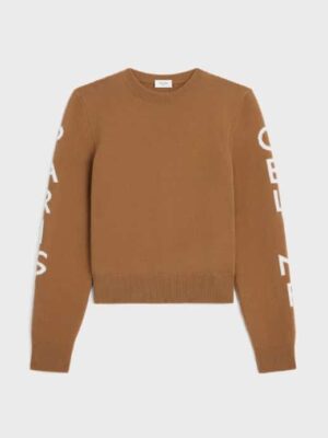 [셀린느] 울 캐시미어 크루넥 스웨터 RX0HS2I93.GHO4