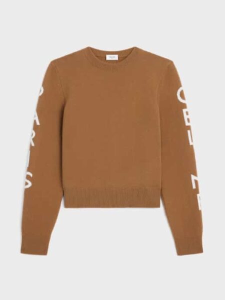 [셀린느] 울 캐시미어 크루넥 스웨터 RX0HS2I93.GHO4