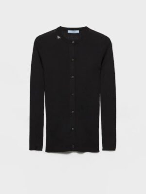 [프라다] 골지 니트 울 가디건 P25O06_18PX