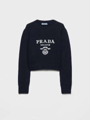 [프라다] 울과 캐시미어 혼방 크루넥 스웨터 P24U1T_1YMW