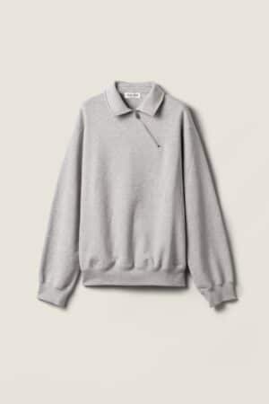 [미우미우] 지퍼 달린 면 플리스 재킷 MJLA04_18S8