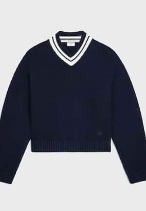 [셀린느] 캐시미어 V넥 스웨터 RY0RC0V09.07MW