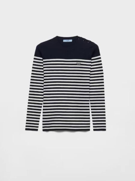 [프라다] 줄무늬 울 스웨터 P24Z2Q_19IH_F022X_S_OOO