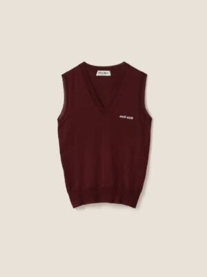 [미우미우] 울 스웨터 조끼 MMV209_14RH_F0399_S_OOO