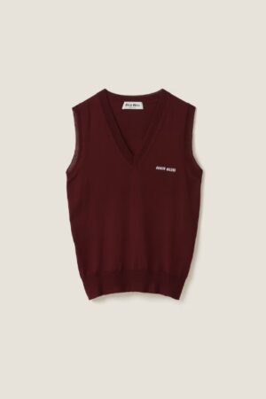 [미우미우] 울 스웨터 조끼 MMV209_14RH_F0399_S_OOO