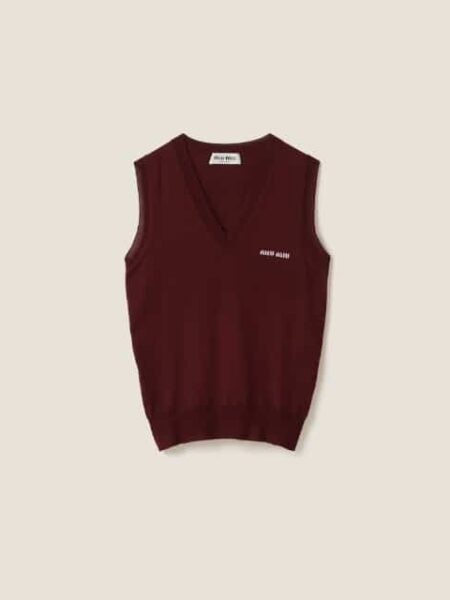 [미우미우] 울 스웨터 조끼 MMV209_14RH_F0399_S_OOO