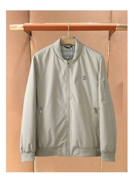 [브루넬로 쿠치넬리] 봄버 자켓 (2 COLORS)