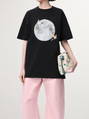 [로에베] 후지타 래빗 문 티셔츠