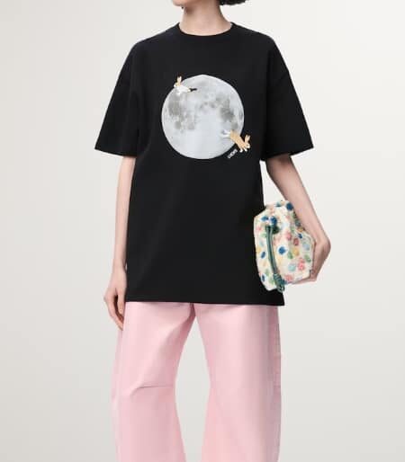 [로에베] 후지타 래빗 문 티셔츠