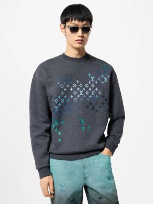 [루이비통] 자수 장식 면 스웨트셔츠