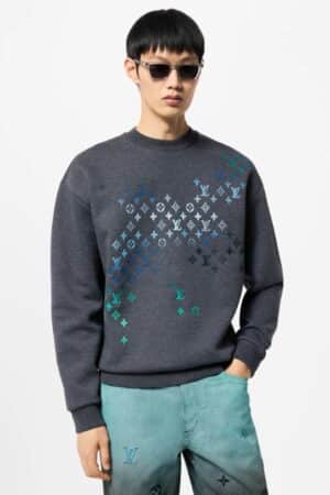 [루이비통] 자수 장식 면 스웨트셔츠