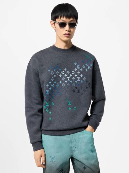 [루이비통] 자수 장식 면 스웨트셔츠