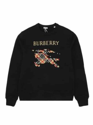 [버버리] EKD 체크 코튼 스웨트셔츠 (2 COLORS)