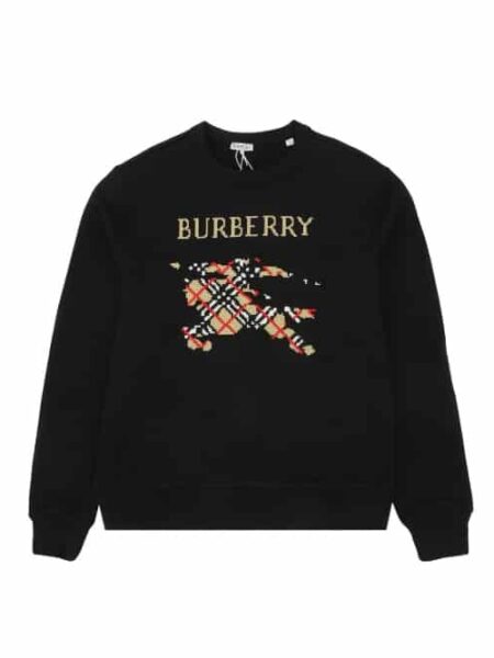 [버버리] EKD 체크 코튼 스웨트셔츠 (2 COLORS)