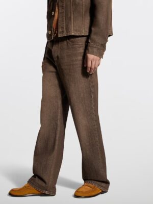 [루이비통] 커피 인디고 데님 스케이트 팬츠 1AJUEM