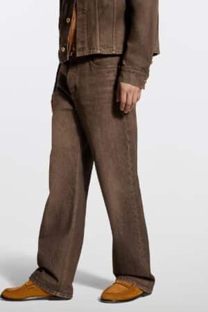 [루이비통] 커피 인디고 데님 스케이트 팬츠 1AJUEM