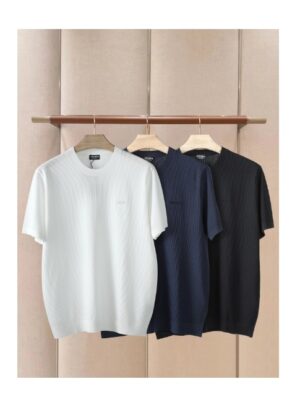 [제냐] 라운드넥 니트 티셔츠 (3 COLORS)