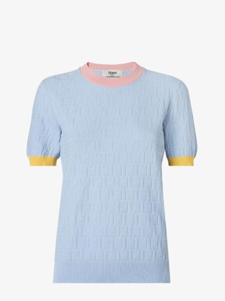 [펜디] FF 모티프 저지 티셔츠