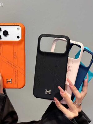 [에르메스] 프리미엄 레더 아이폰 케이스 (5 COLOR)
